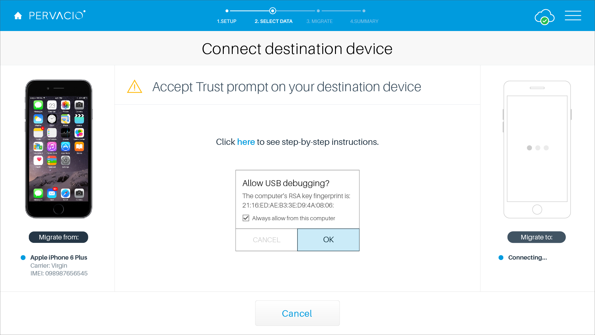 Device-switch screen B