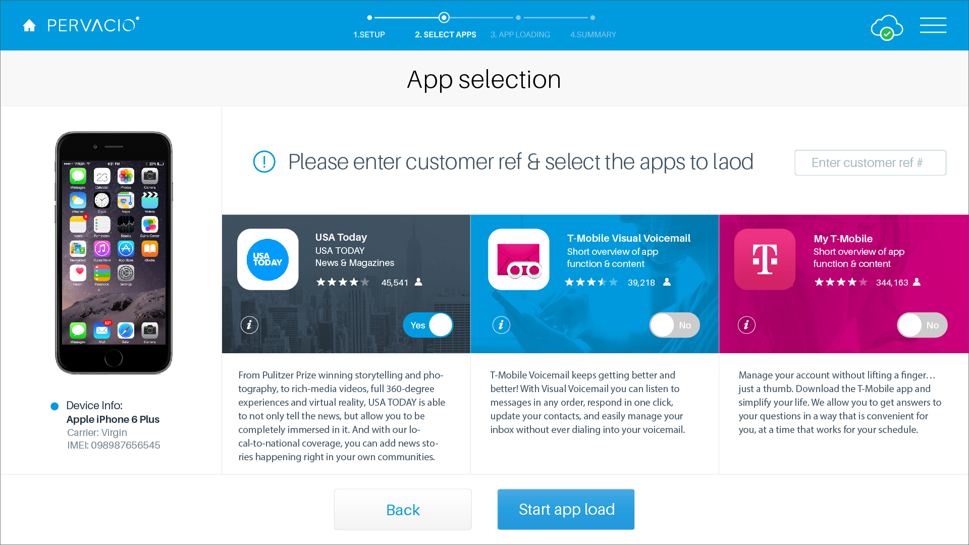 App loader screen A