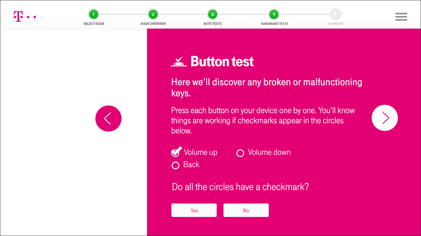 Manual tests A