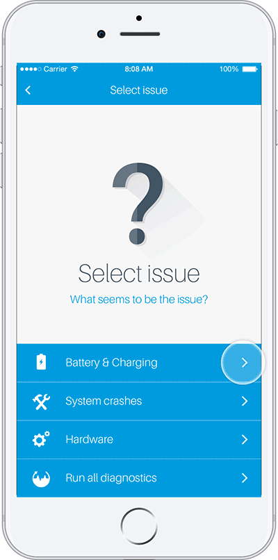 On-device app interaction B