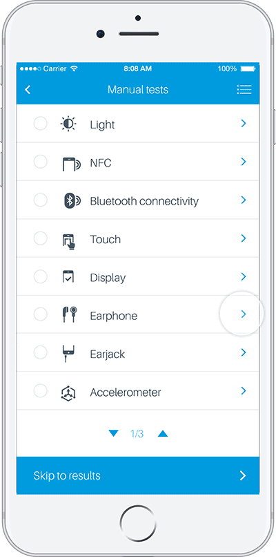 On-device app interaction C
